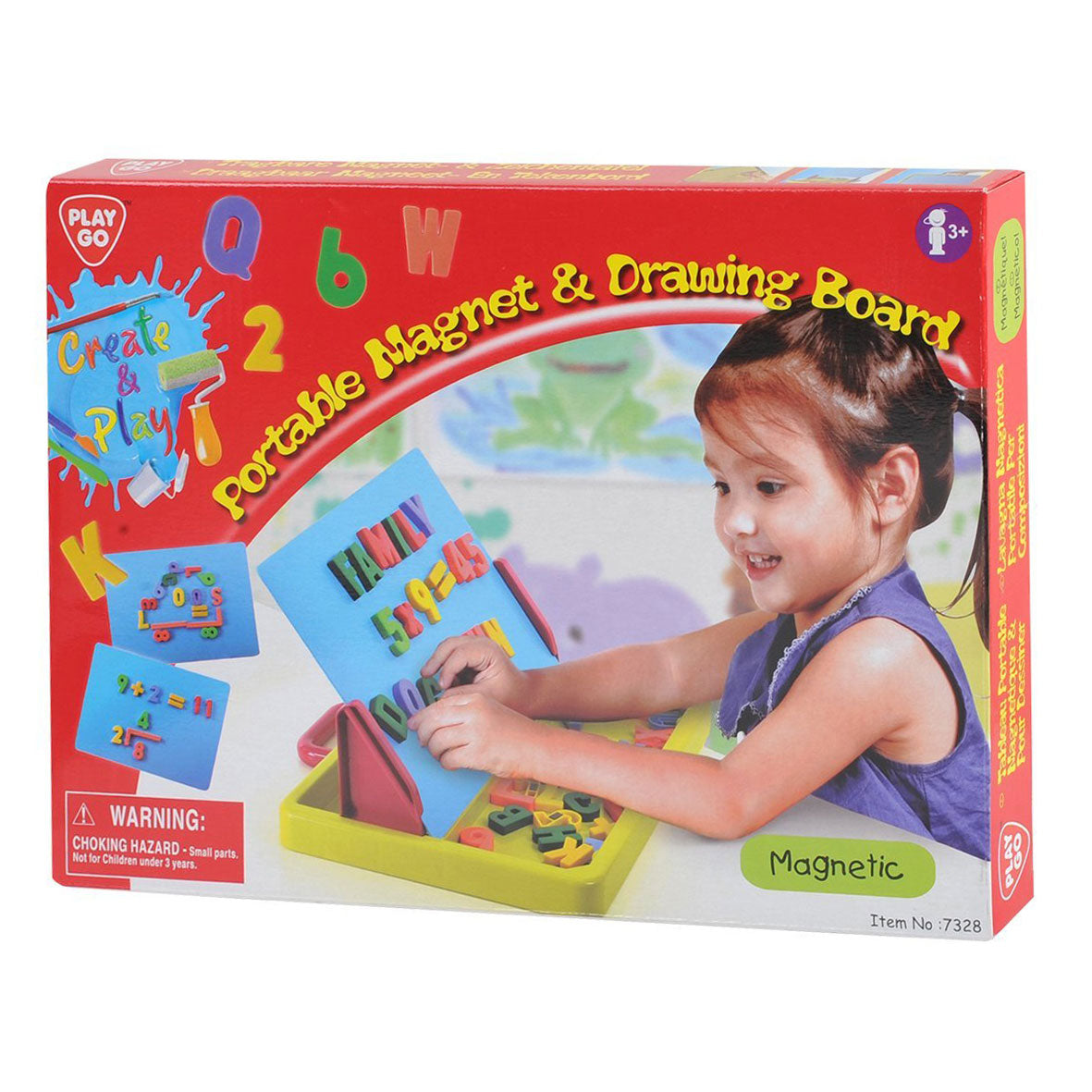 Portable Magnet & Drawing Board - 58 Pcs-Play Go-4892401073280