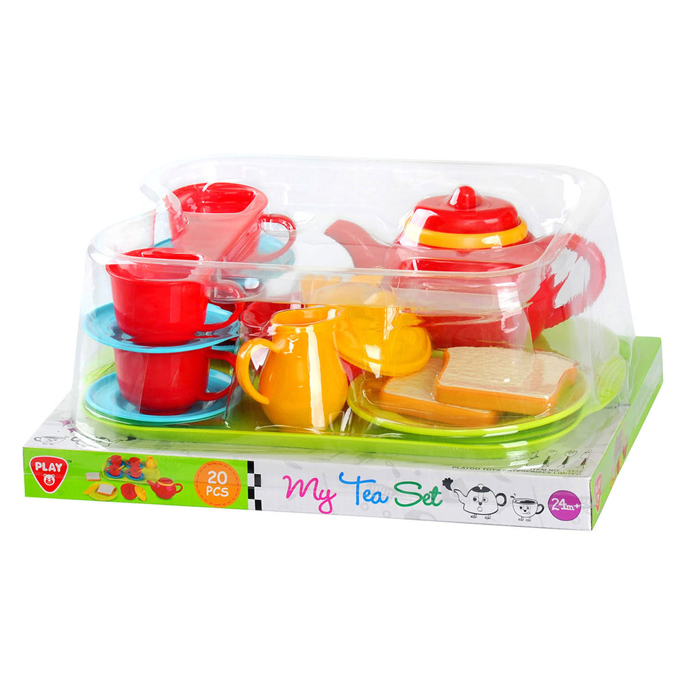 PLAYGO MY TEA SET - 20 PCS ** by Play Go for kids - toys