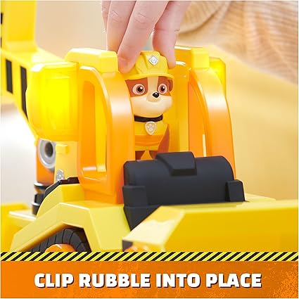 Rubble & Crew Dlx Rubble Bulldozer-ACTION FIGURES & PLAYSETS-Rubble & Crew-778988496275