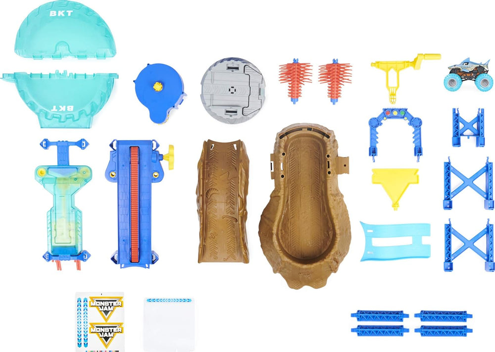 Monster Jam 1:64 Megalodon Monster Wash Playset-Cars & Vehicles-Monster Jam-778988366332