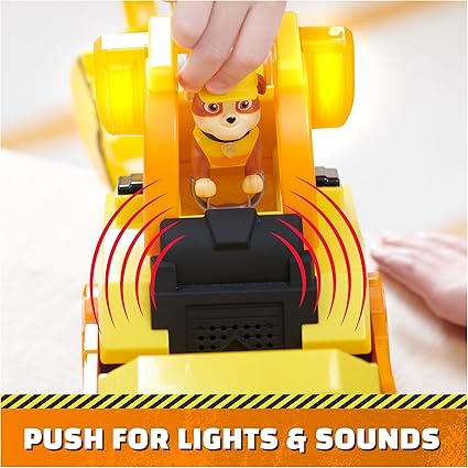 Rubble & Crew Dlx Rubble Bulldozer-ACTION FIGURES & PLAYSETS-Rubble & Crew-778988496275