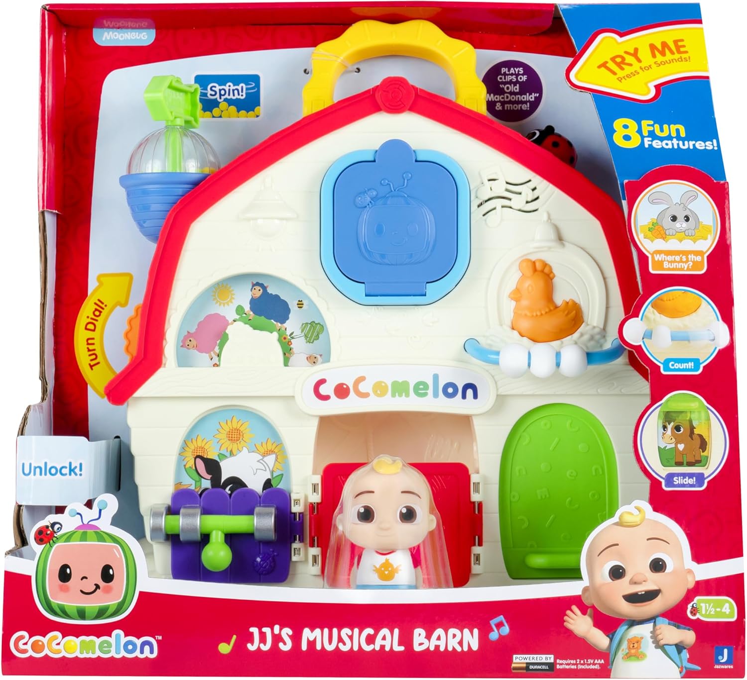 COCOMELON JJ MUSICAL BARN B/O
