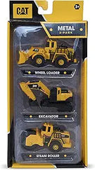 Cat Die Cast Metal 4" 3 Pack Asst-Cat-21664822746021599461268183100424192