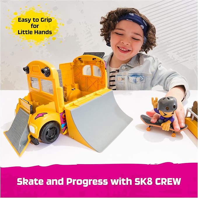 Tech Deck SK8 Crew Ultra SK8 Bus Plyst-ACTION FIGURES & PLAYSETS-Tech Deck-681147033658