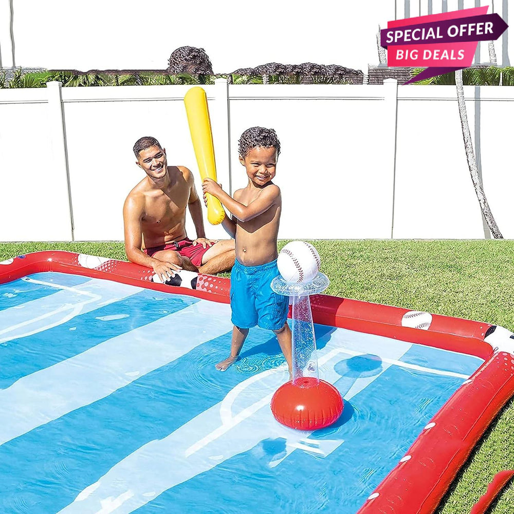 Intex Multisport Inflatable Play Center 325 X 267 X 102 Cm Multicolor 325 X 267 X 102 Cm-INTEX