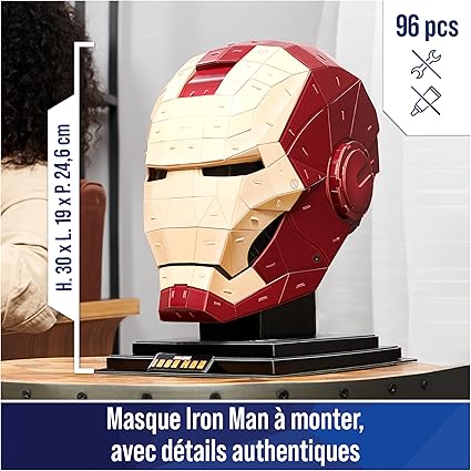 Puzzle 4D Marvel Iron Man Helmet-Cardinal Games-681147013254