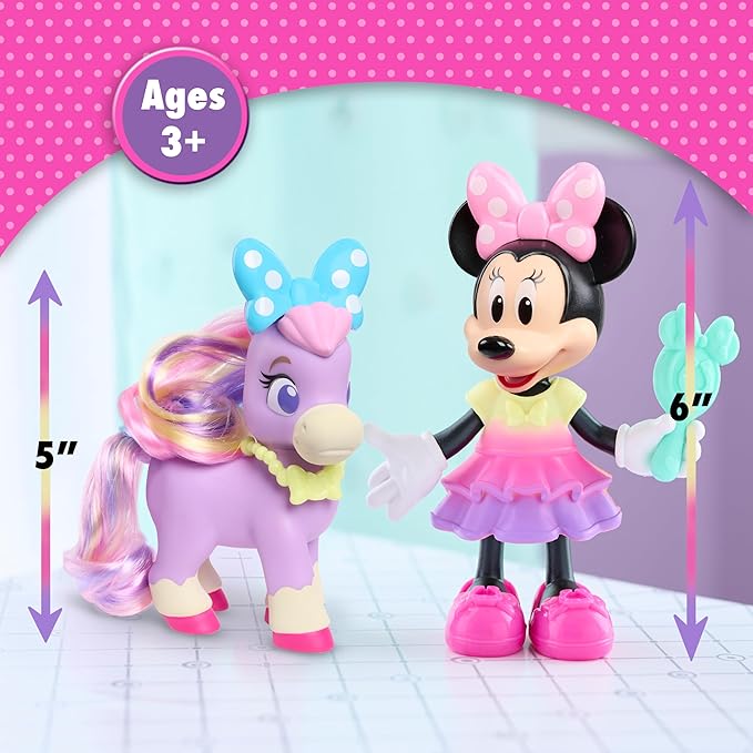 Disney-Minnie Mouse Groom & Glam Pony Set-Dolls & Accessories-Minnie Mouse-886144882395