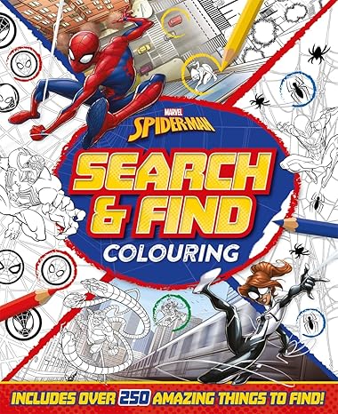 Marvel Spider-Man: Search & Find Colouring-Marvel Spider-9781803684536