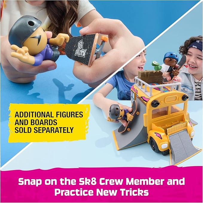 Tech Deck SK8 Crew Ultra SK8 Bus Plyst-ACTION FIGURES & PLAYSETS-Tech Deck-681147033658