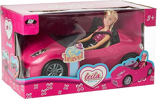 P.Joy Leila Dream Car 35Cm + Doll-Dolls & Accessories-P.JOY-6291061130940