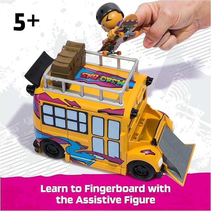 Tech Deck SK8 Crew Ultra SK8 Bus Plyst-ACTION FIGURES & PLAYSETS-Tech Deck-681147033658