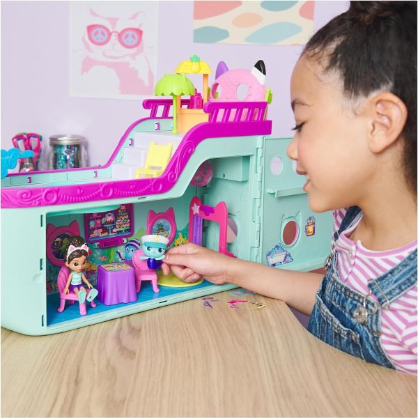 Gabby'S Dh Cat Friend Cruise Ship-Dolls & Accessories-Gabbys Doll House-778988502006