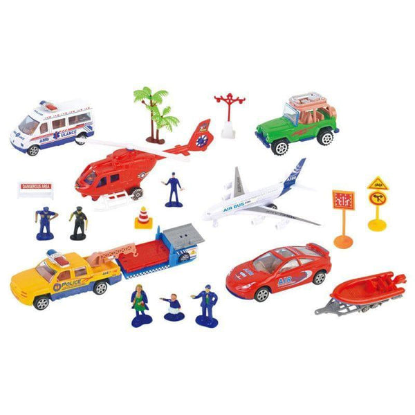 P.Joy V.Vroom Airport Playset M Asst-P.JOY