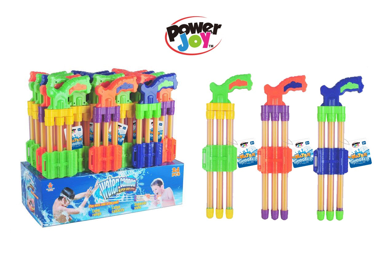 WATER SHOOTER FOAM 3GUNS 40CM CDU24 WOC