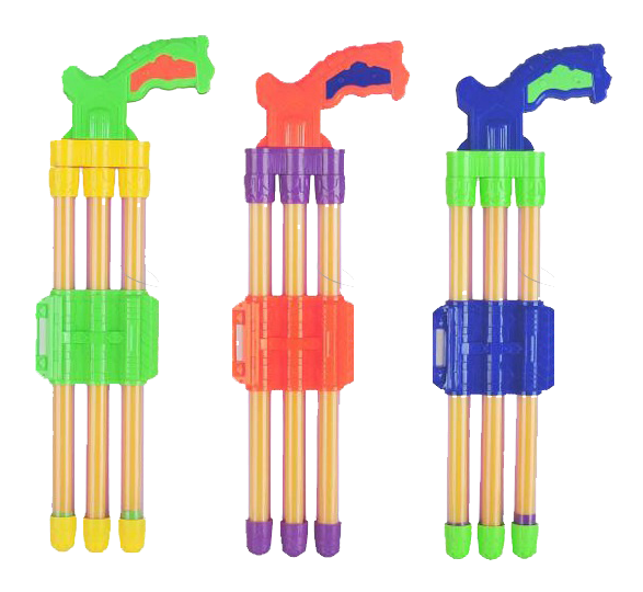 WATER SHOOTER FOAM 3GUNS 40CM CDU24 WOC