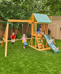 Kidkraft Appleton Wooden Swing Set / Playset-Kidkraft-875257041485