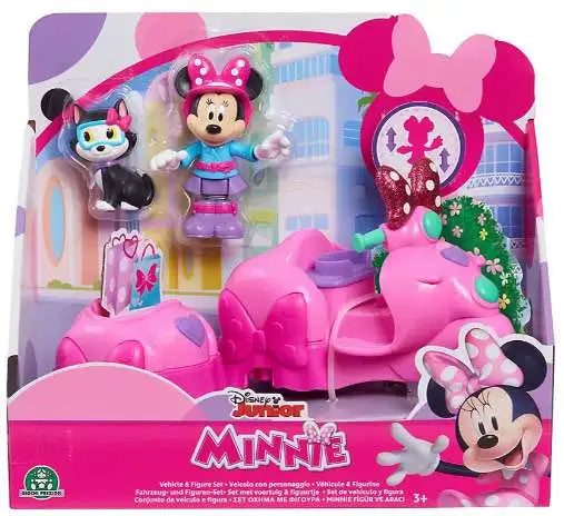 Disney-Minnie Mouse Figure & Scooter-Dolls & Accessories-Minnie Mouse-886144899577