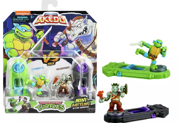 Akedo_Tmnt_S1_Leonardo Vs Rocksteady-Akedo-630996152447