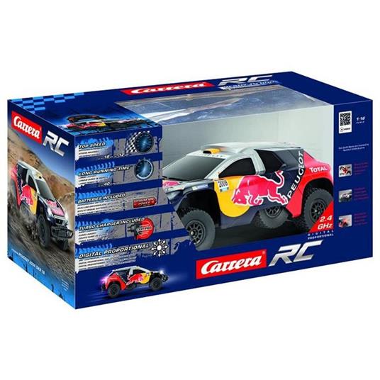 Carrera Rc Peugeot 08 Dakar 16 - Red Bull - 1:16-CARRERA-9003150116547