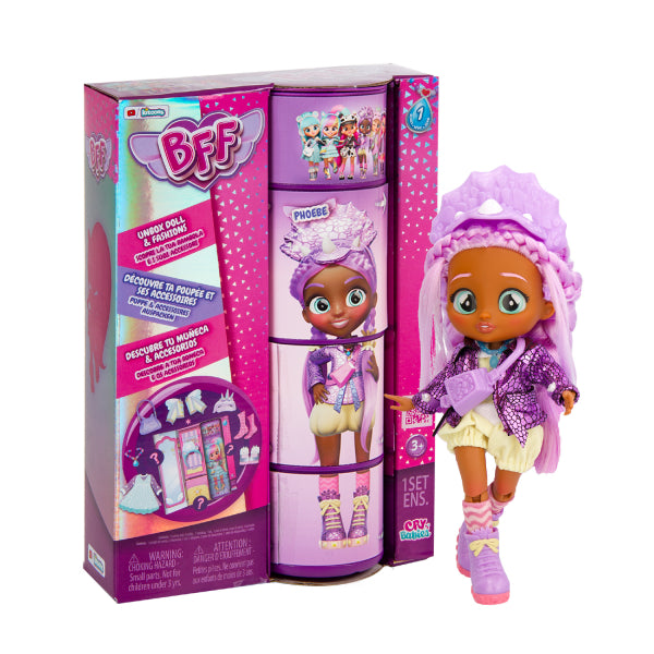 CRY BABIES BFF DOLL PHOEBE 8 Default Title