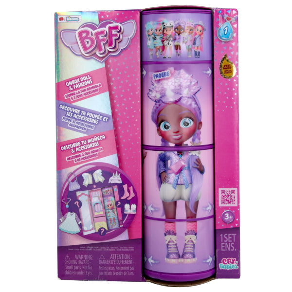 CRY BABIES BFF DOLL PHOEBE 8 Default Title