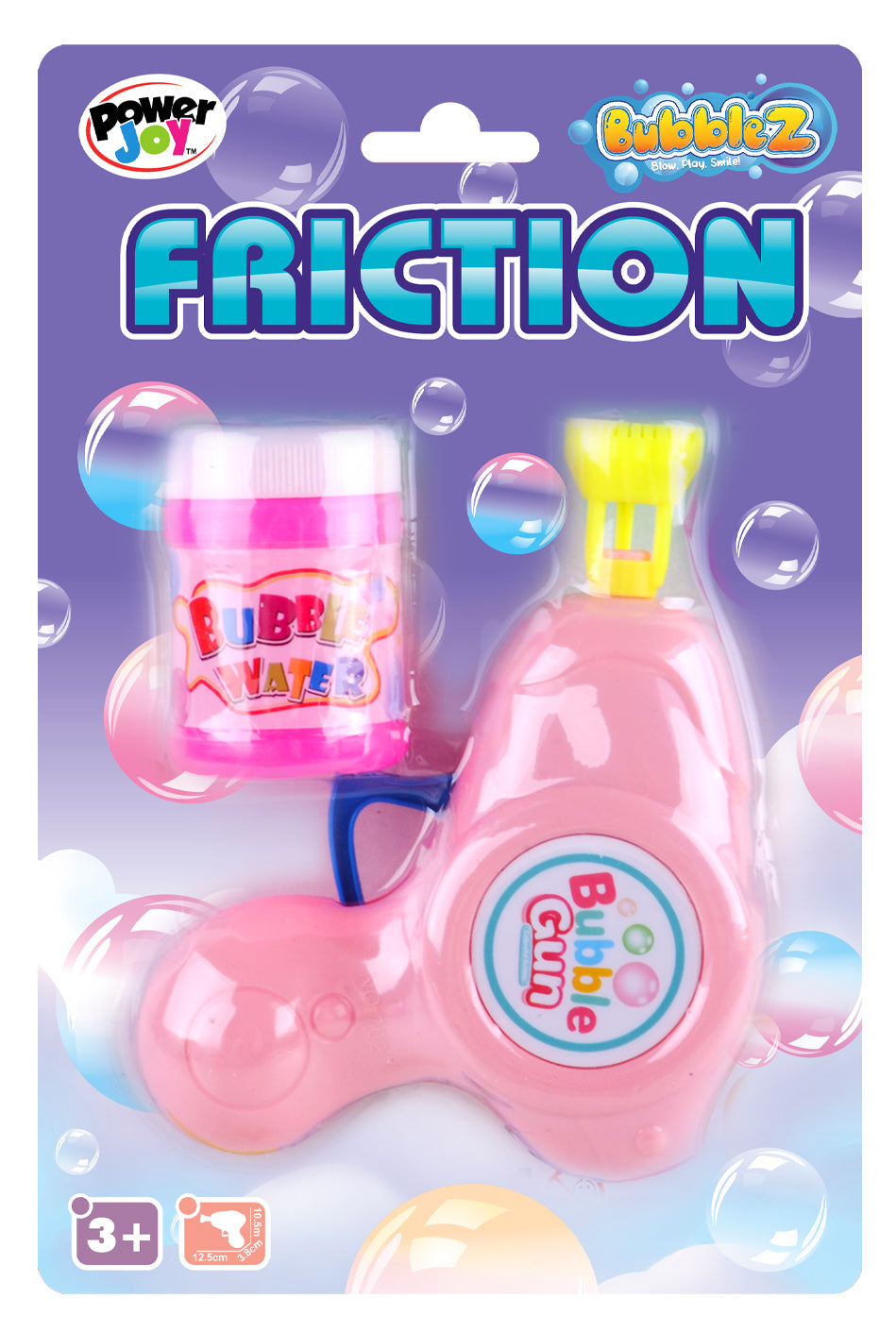 P.JOY BUBBLE FRICTION MINI GUN ASST