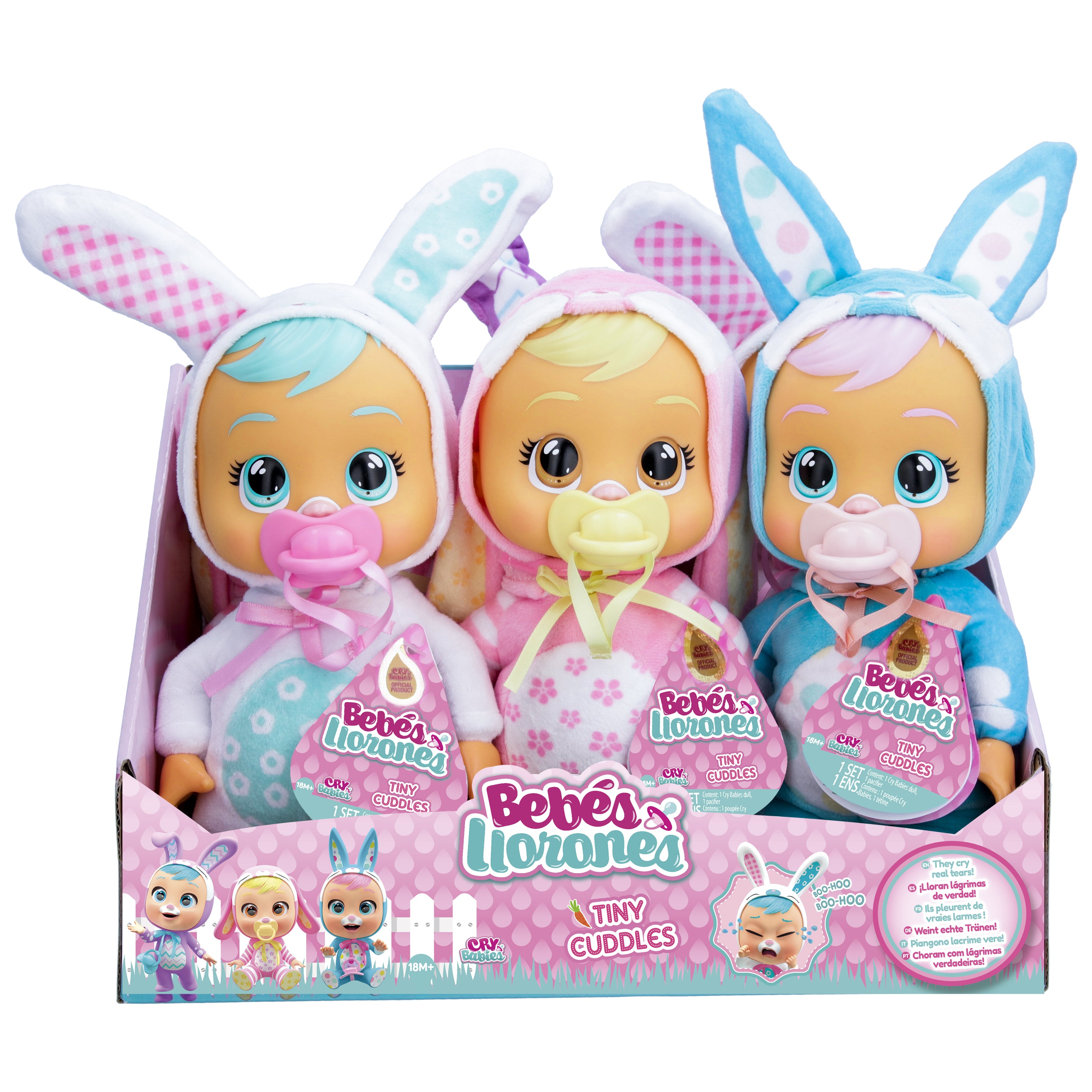 CRY BABIES BUNNIES TINY CUDDLES CDU6 WOC