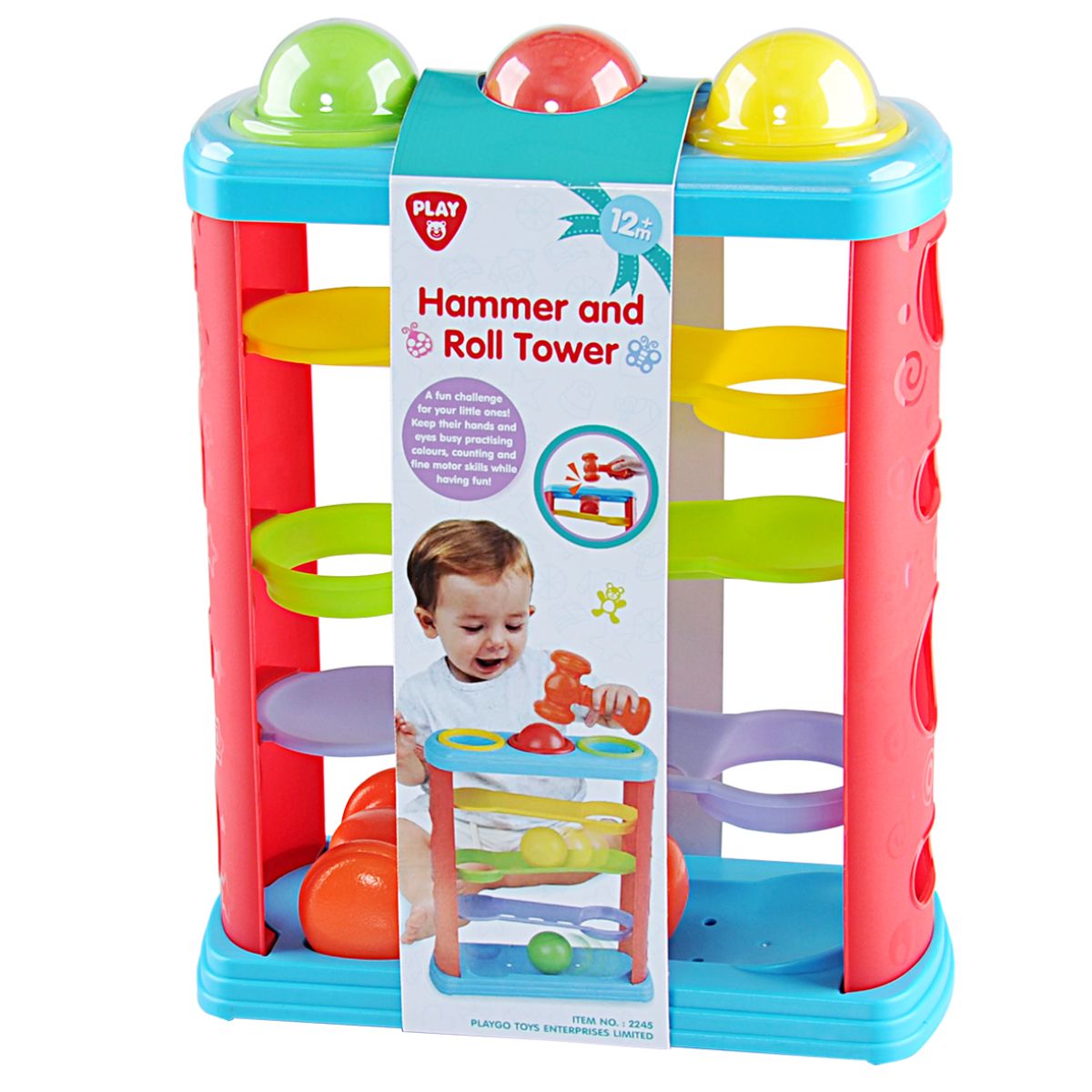 PLAYGO HAMMER AND ROLL TOWER