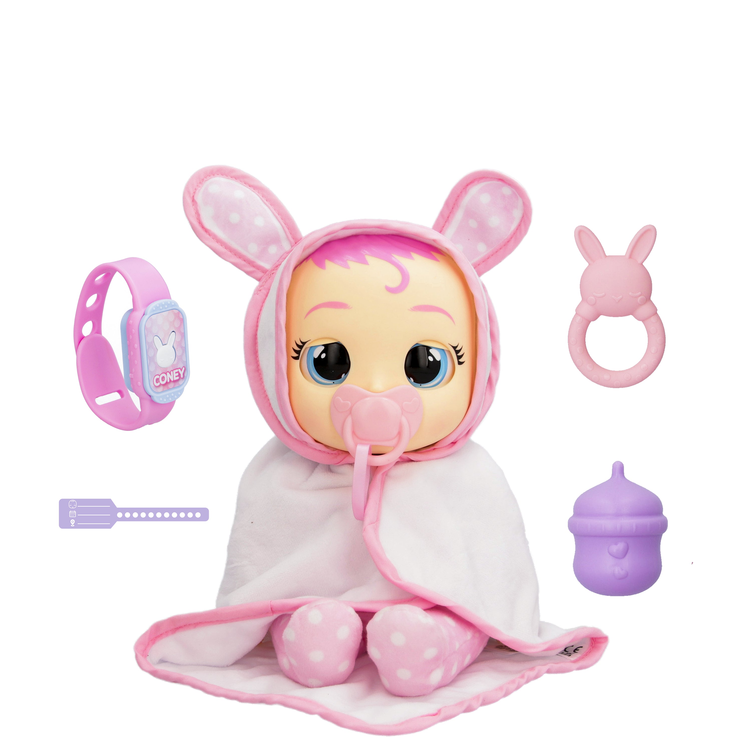 Cry Babies Newborn Coney B/O-Dolls & Accessories-IMC-8421134911284