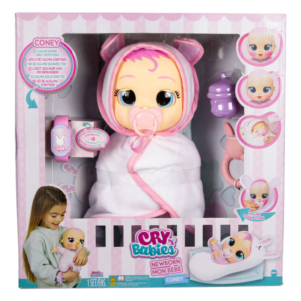 Cry Babies Newborn Coney B/O-Dolls & Accessories-IMC-8421134911284