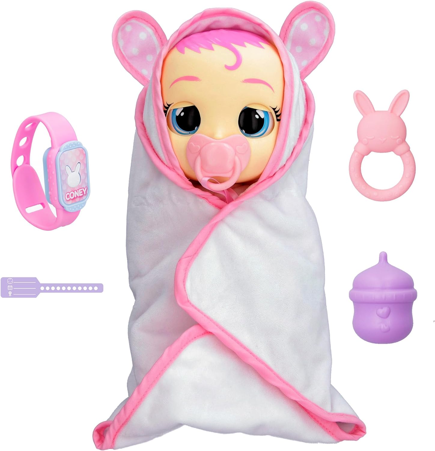 Cry Babies Newborn Coney B/O-Dolls & Accessories-IMC-8421134911284
