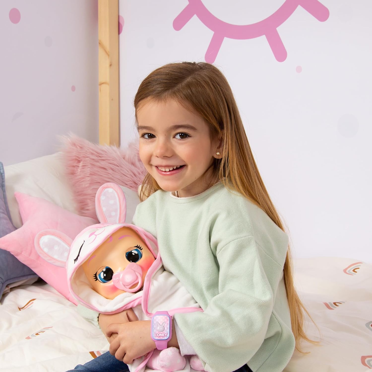 Cry Babies Newborn Coney B/O-Dolls & Accessories-IMC-8421134911284