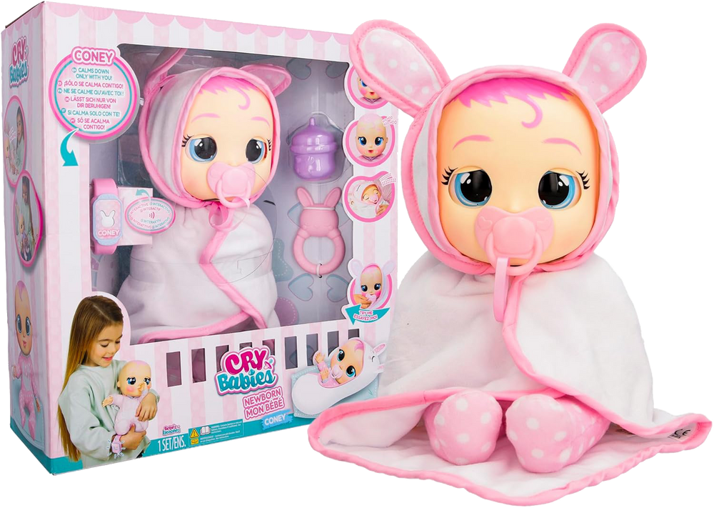 Cry Babies Newborn Coney B/O - Dolls & Accessories - IMC - Shop in Bahrain