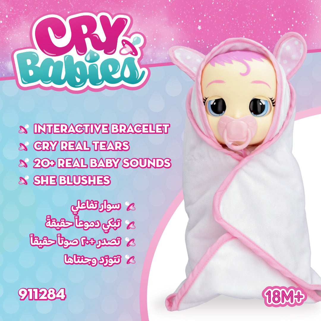 Cry Babies Newborn Coney B/O-Dolls & Accessories-IMC-8421134911284