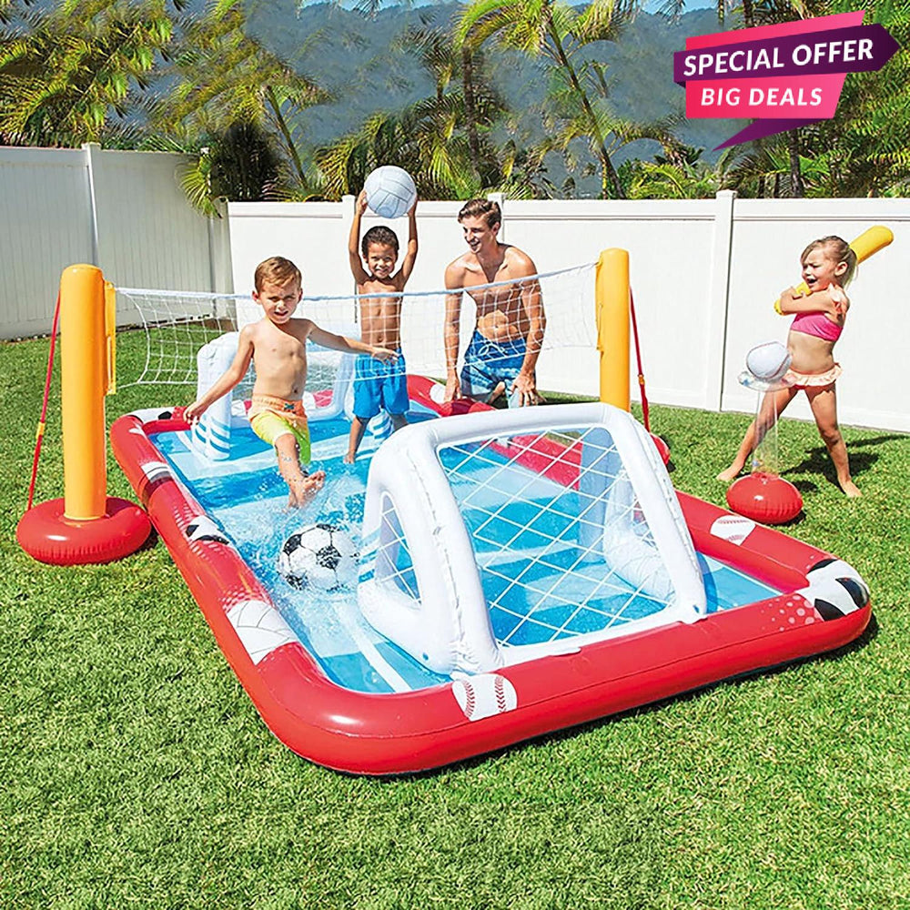 Intex Multisport Inflatable Play Center 325 X 267 X 102 Cm Multicolor 325 X 267 X 102 Cm-INTEX
