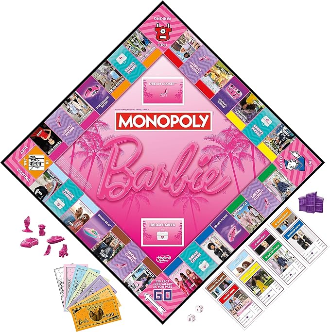 Hasbro Gaming Monopoly - Barbie-HASBRO GAMING-195166256313