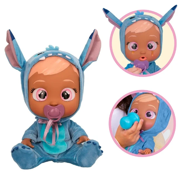 Cry Babies Disney Stitch B/O-Dolls & Accessories-IMC-8421134922235