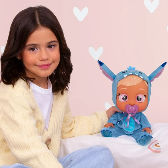 Cry Babies Disney Stitch B/O-Dolls & Accessories-IMC-8421134922235