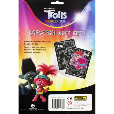 Trolls 2 Scratch Art Set-Trolls-9781788241786