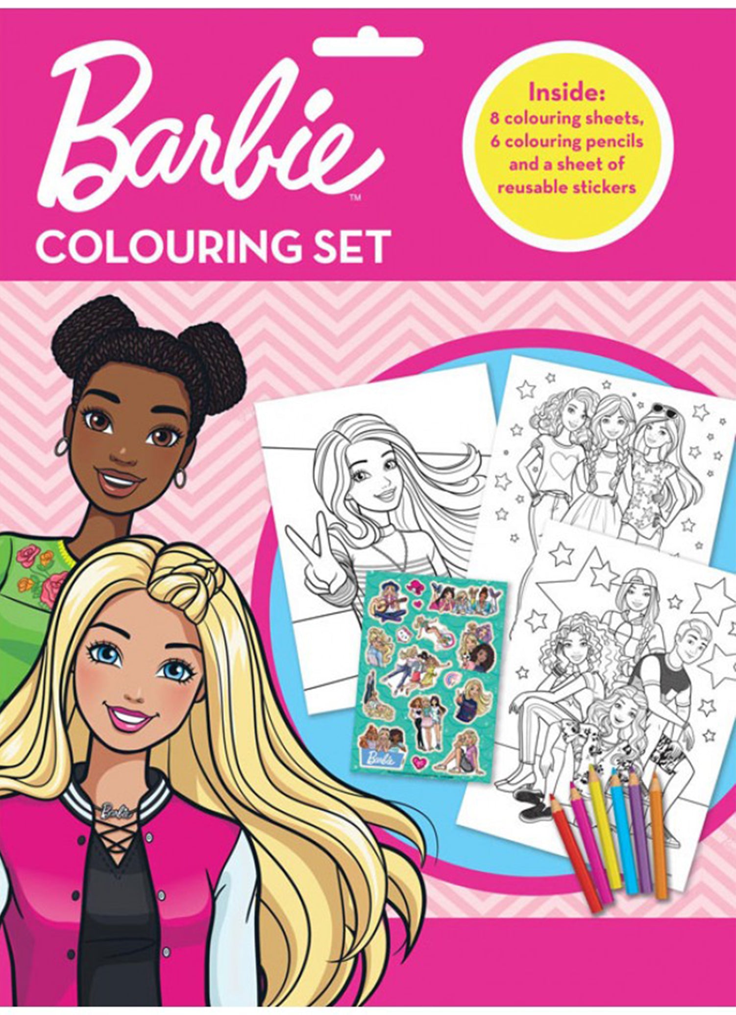3468/BACS Barbie Coloring Set (9781788244688)