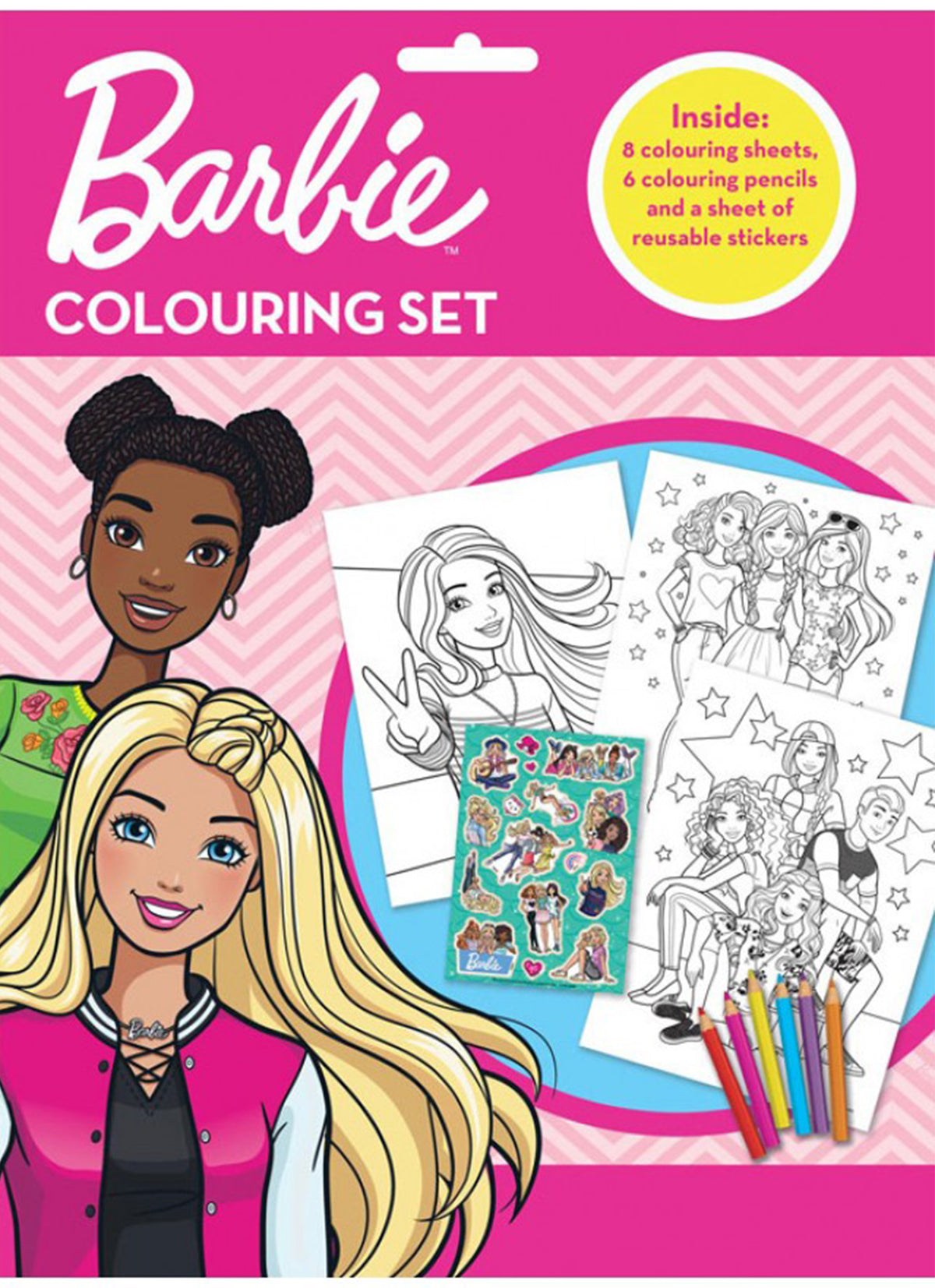 3468/BACS Barbie Coloring Set (9781788244688)
