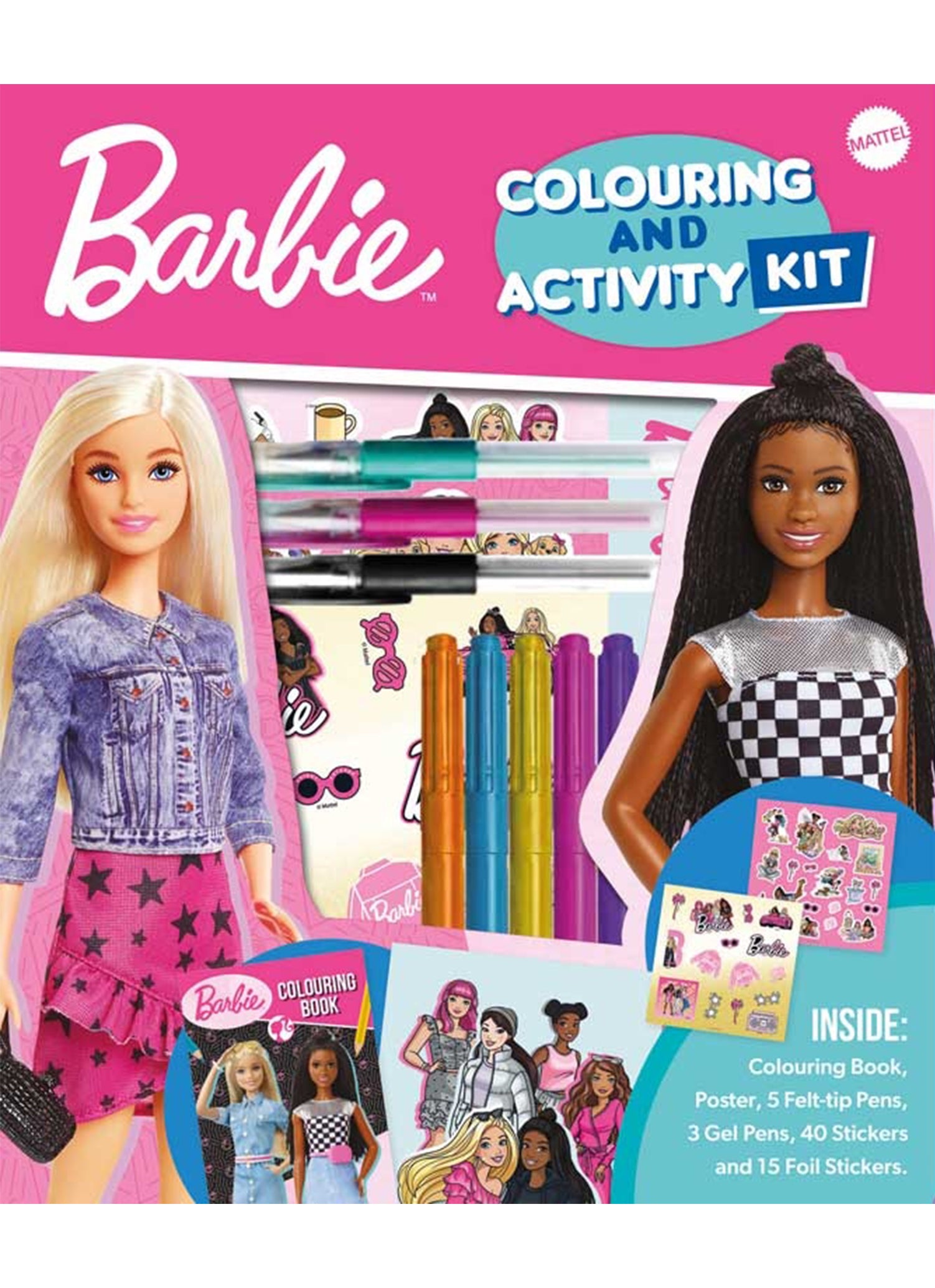 3677/BAKIT Barbie Coloring & Activity Kit (9781788246774)
