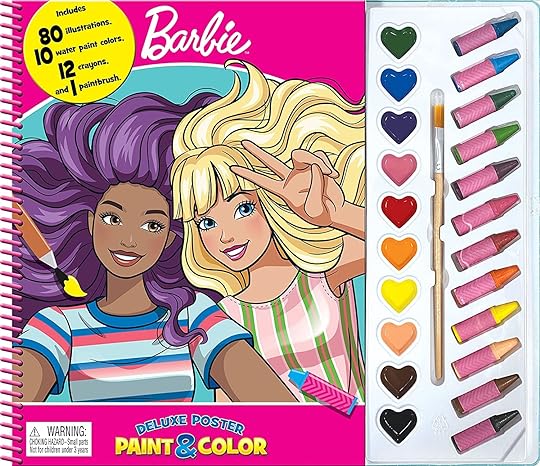MATTEL BARBIE DELUXE POSTER PAINT & COLOR