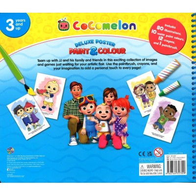 MOONBUG COCOMELON DELUXE POSTER PAINT & COLOR