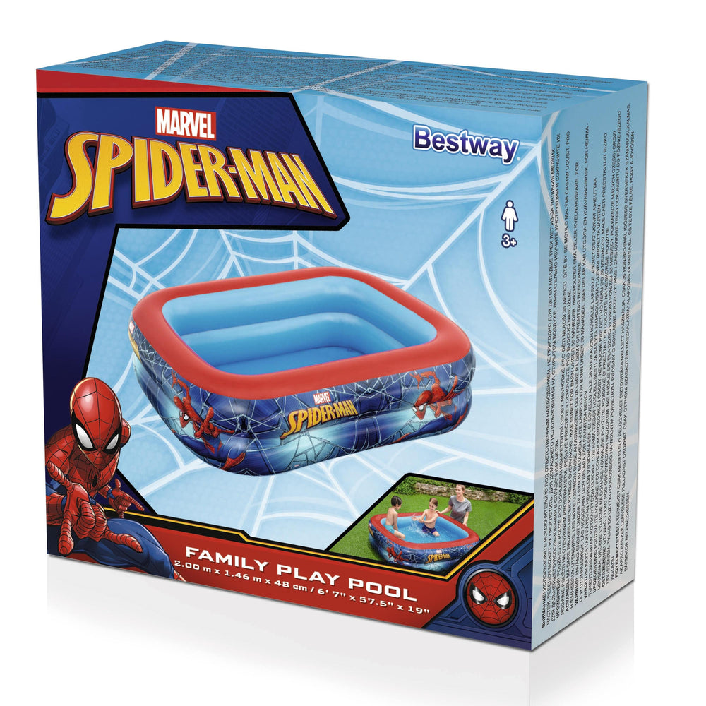 BWAY SPIDERMAN FAMILY POOL 201X150X51 Default Title
