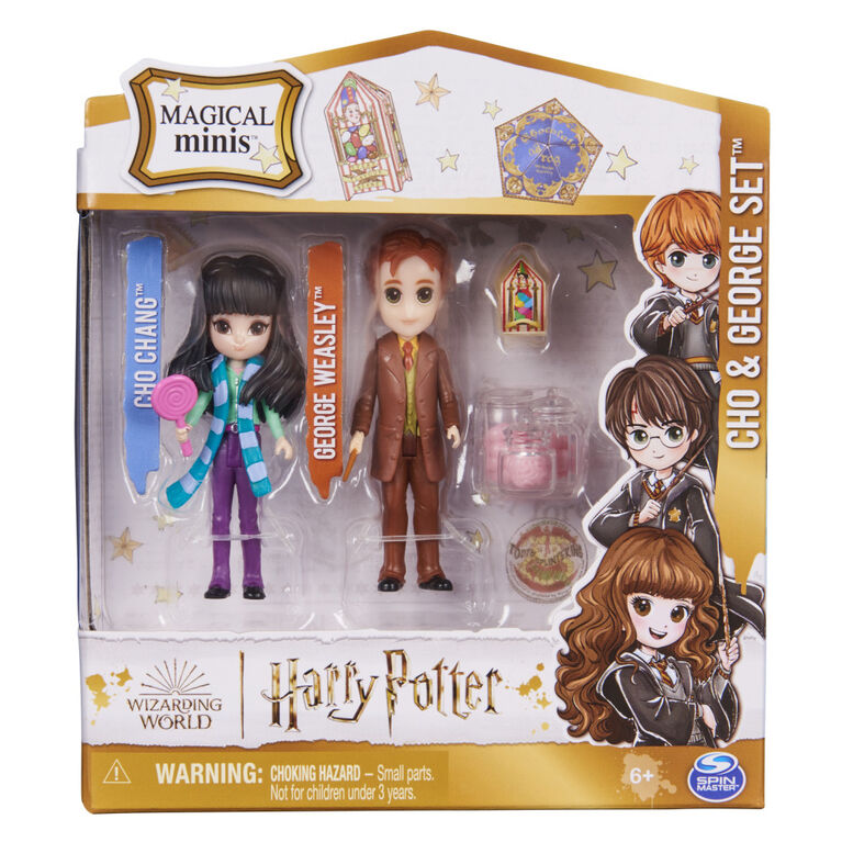 Ww Magical Mini Frindshp Pack-Cho&George-Dolls & Accessories-Wizarding World-778988431801