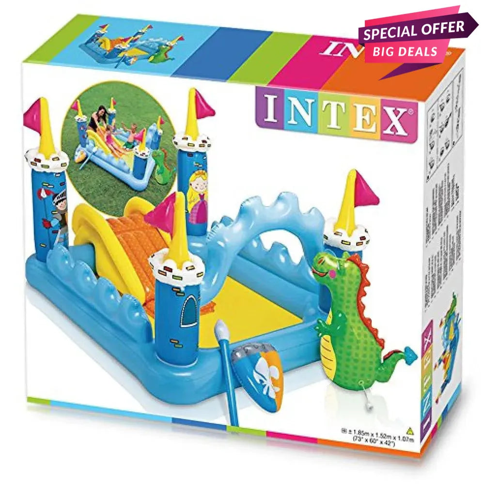 Intex Toddlers' Pool Chteau Fort 185 X 152 X 107 Cm-INTEX