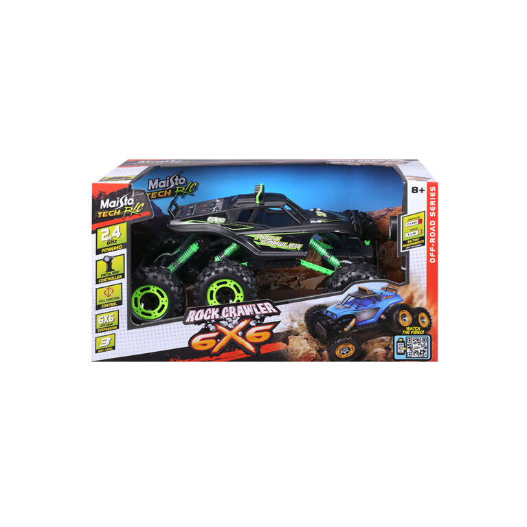 Rc Rock Crawler 6X6 - 2.4G by Maisto for kids - toys