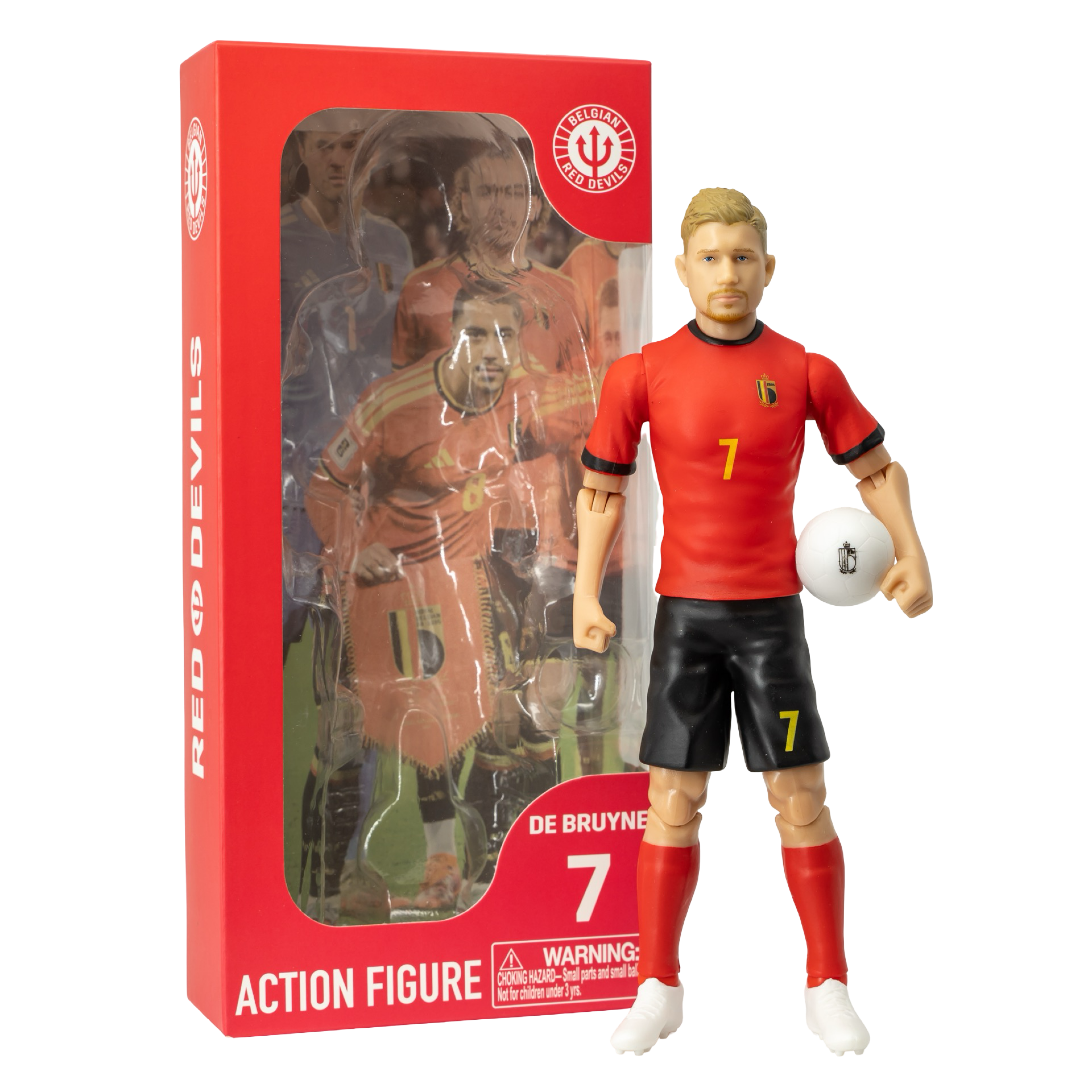 Kevin De Bruyne - Sockers Football Figure | Official Collectible