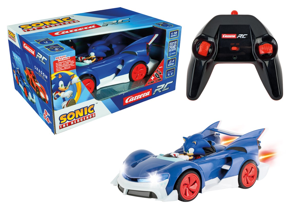 Carrera Licensed Rc 1:18 - Sonic - Racing Sonic-CARRERA-9003150136224